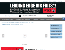 Tablet Screenshot of leadingedgeairfoils.com